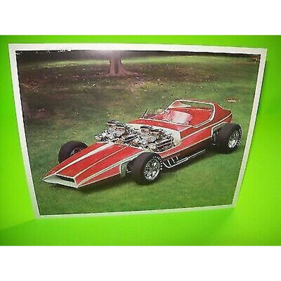 The Invader California Show Car Vintage Original Hot Rod Photo Bob Reisner 1969 - Picture 7 of 7